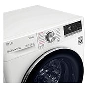 LG Lavante-séchante 9/6 KG - 68L | 6 Motion Direct Drive™ | Moteur Direct Drive™ garanti 10 ans | TurboWash™ 360° | AIDD™ | Steam™ | 52/71dB | E, LG F964V72WRHT