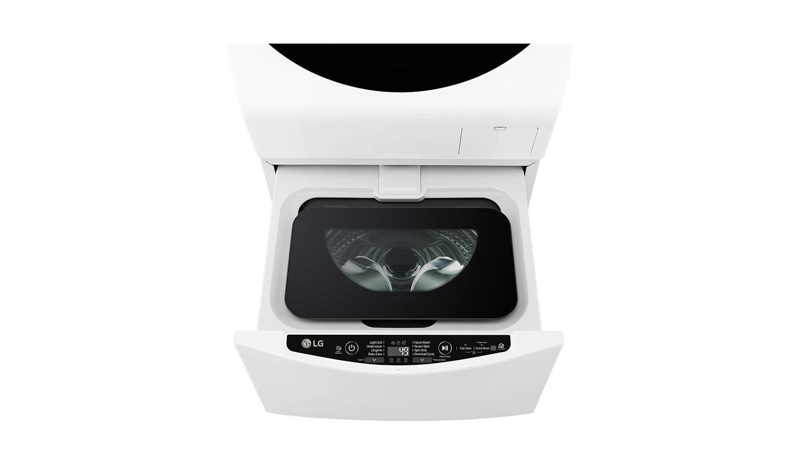 LG Lave-linge 2 KG | 3 Motion Direct Drive™ | Wi-Fi |Smart Diagnosis™ | Moteur Direct Drive™ garanti 10 ans | LG TWINWash™ Mini, LG FM27K5WH