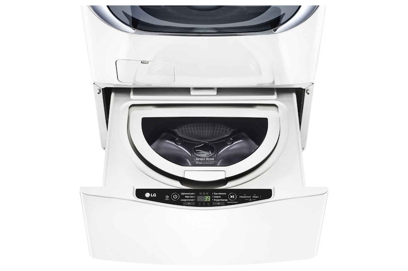 LG Lave-linge 3,5 KG | Wi-Fi |3 Motion Direct Drive™ | Smart Diagnosis™ | Moteur Direct Drive™ garanti 10 ans | LG TWINWash™MINI, LG FM37E1WH