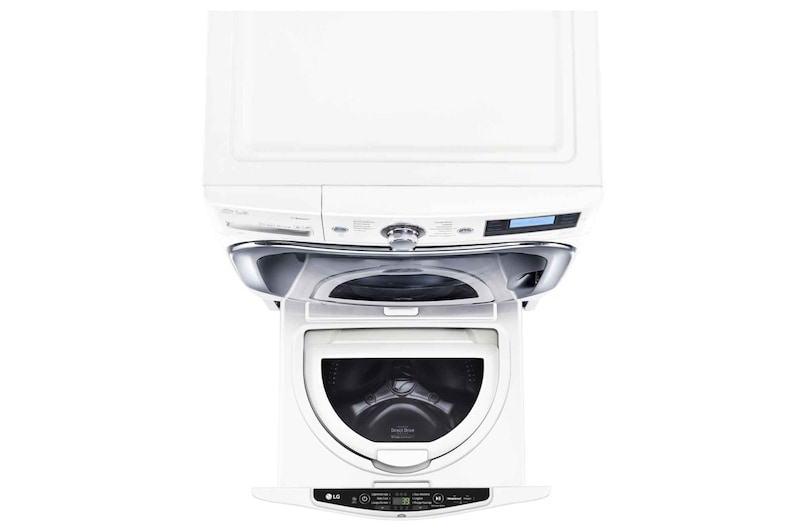 LG Lave-linge 3,5 KG | Wi-Fi |3 Motion Direct Drive™ | Smart Diagnosis™ | Moteur Direct Drive™ garanti 10 ans | LG TWINWash™MINI, LG FM37E1WH