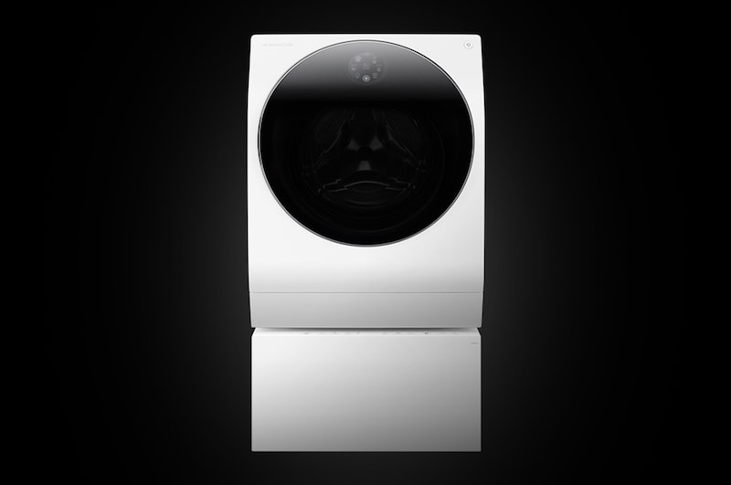 LG SIGNATURE : TWINWash™ Lave-linge 12KG | Mini Wash 2KG | Centum System™ | A+++(-60%) | Moteur Direct Drive™ certifié, LG LSF100W