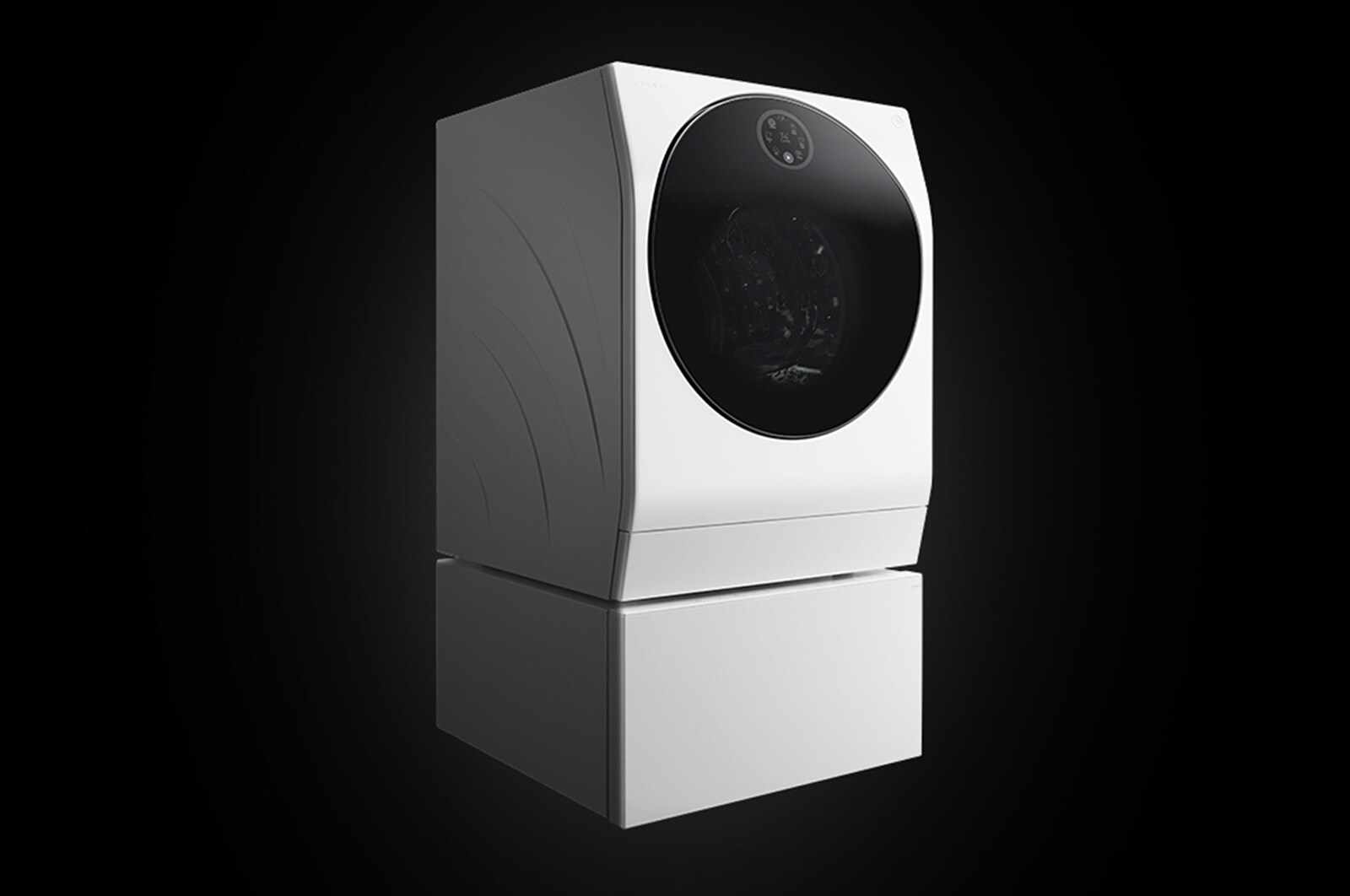 LG SIGNATURE : TWINWash™ Lave-linge 12KG | Mini Wash 2KG | Centum System™ | A+++(-60%) | Moteur Direct Drive™ certifié, LG LSF100W