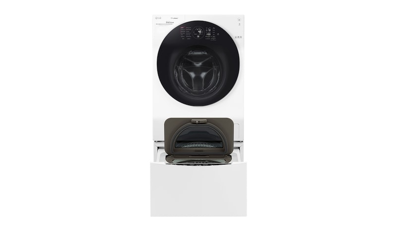 LG TWINWash™ Lave-linge principal 12KG | Mini Lave linge 2KG | TrueSteam™ | TurboWash™ | Wi-Fi | A+++(-60%) | Moteur Direct Drive™ garanti 10 ans, LG T24G1GWHS