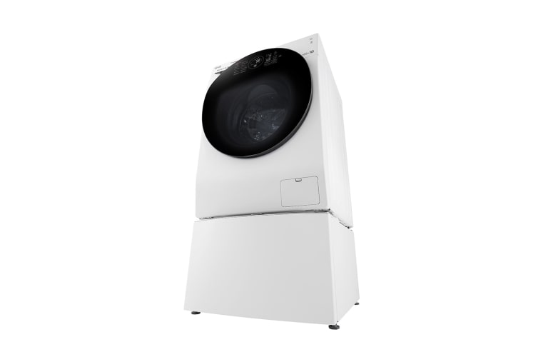 LG TWINWash™ Lavante-séchante 12/8 KG | Mini Lave Linge 2KG | TrueSteam™ | EcoHybrid | Wi-Fi  |  Moteur Direct Drive™ garanti 10 ans, LG T286G1GWRH