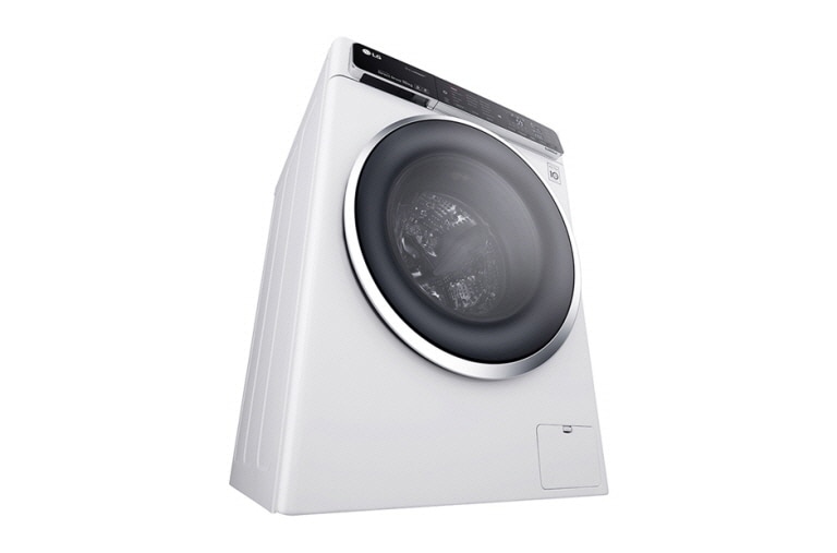 LG Lave-Linge 10KG | TurboWash™ | 6 Motion Direct Drive | Truesteam™ | Bandeau incliné tactile | Finitions chromées | Smart NFC Tag On, LG F14952WHS