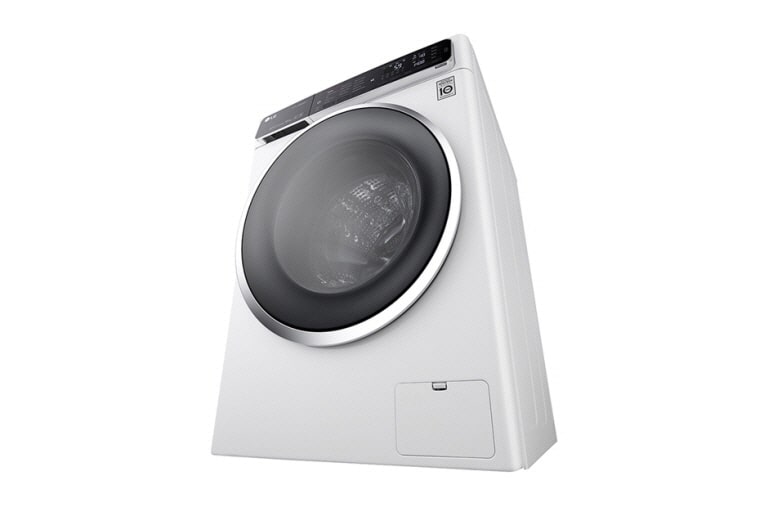 LG Lave-Linge 10KG | TurboWash™ | 6 Motion Direct Drive | Truesteam™ | Bandeau incliné tactile | Finitions chromées | Smart NFC Tag On, LG F14952WHS