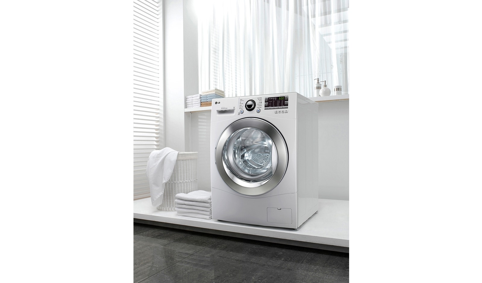 LG Lavage Rapide & Performant avec TurboWash™ de LG, LG F84872WH