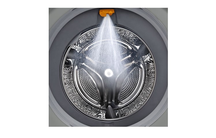 LG Lave-Linge 8KG | TurboWash™ | 6 Motion Direct Drive | Bandeau incliné tactile | Finitions chromées | Smart NFC Tag On, LG F84915IX