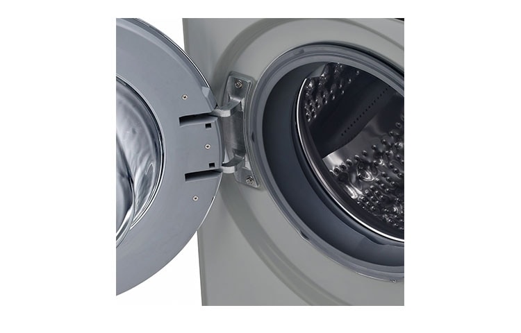 LG Lave-Linge 8KG | TurboWash™ | 6 Motion Direct Drive | Bandeau incliné tactile | Finitions chromées | Smart NFC Tag On, LG F84915IX