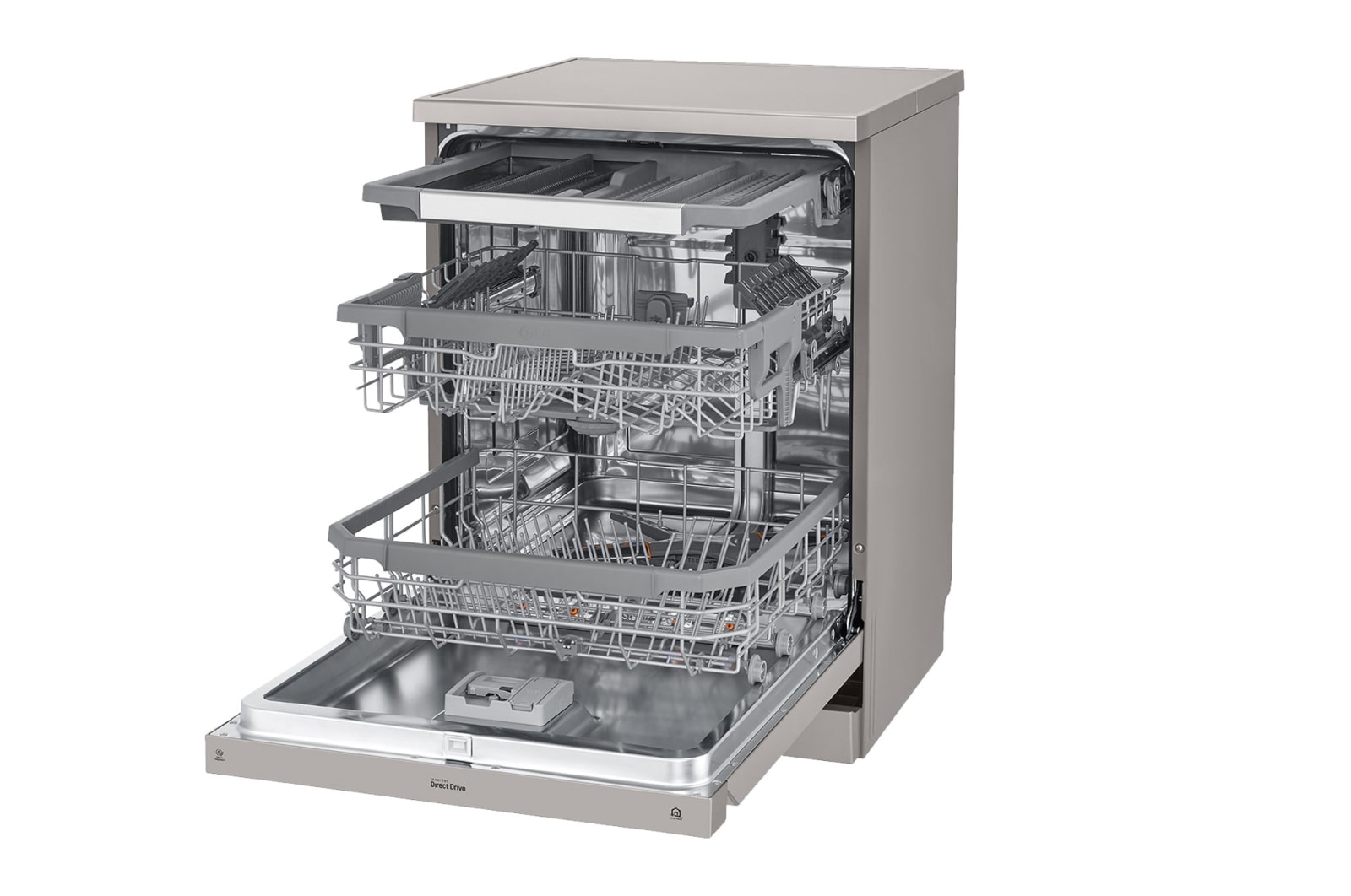 LG Lave-vaisselle | TrueSteam™ | QuadWash™ | A++ | Inverter Direct Drive | Connecté WIFI, DF315FPS