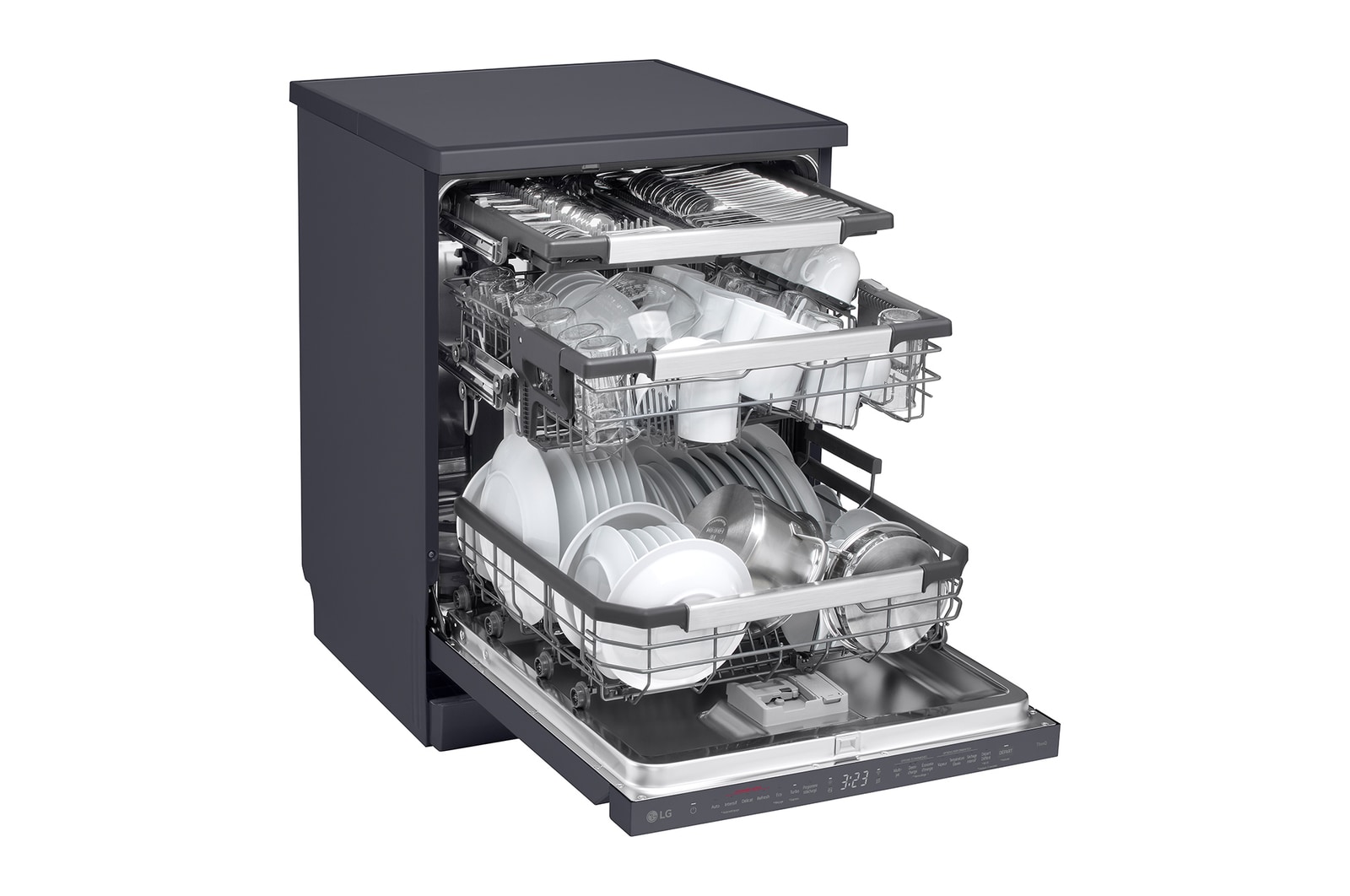 LG DF587HMS Vue de côté