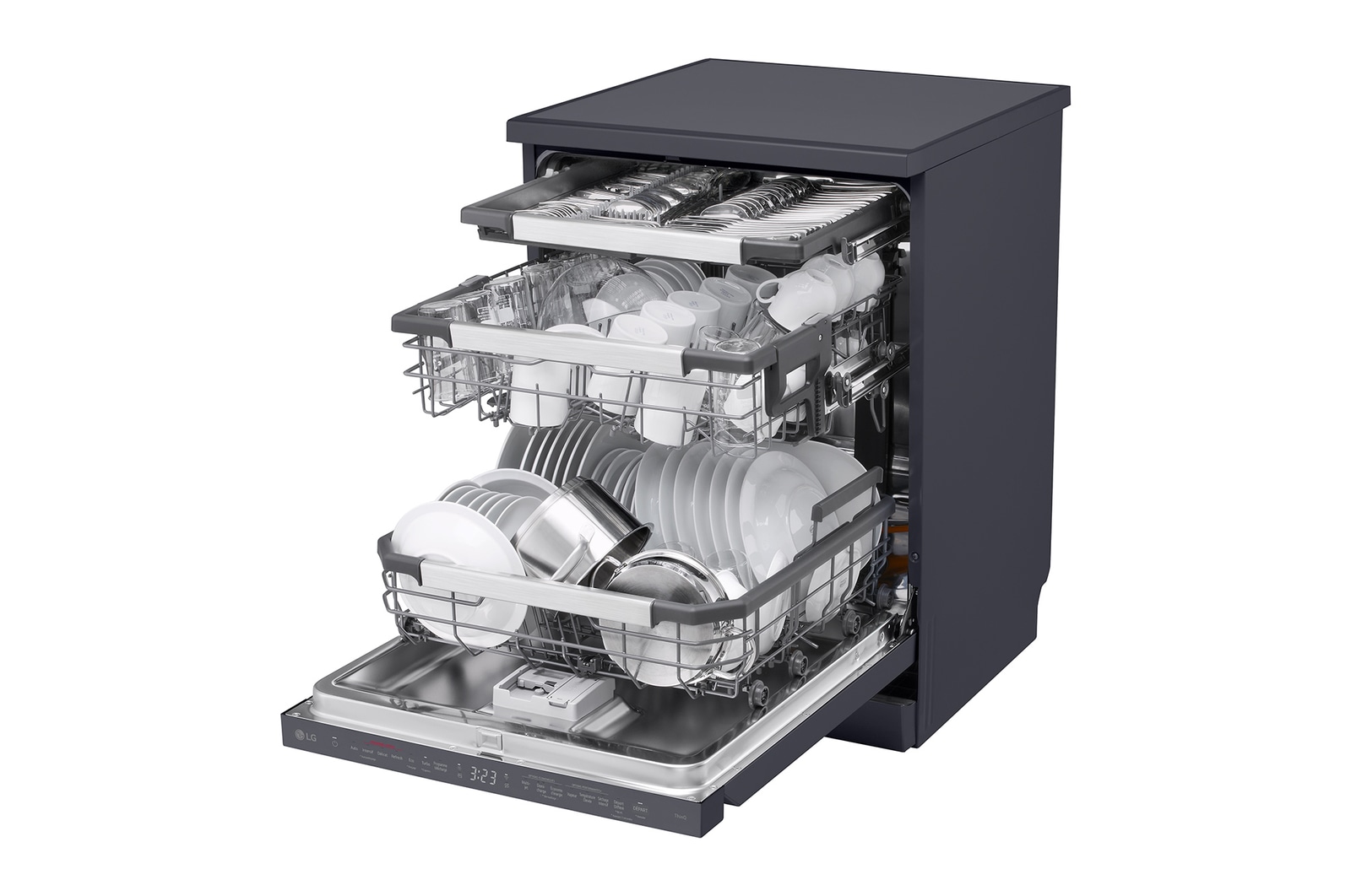 LG DF587HMS Vue du haut