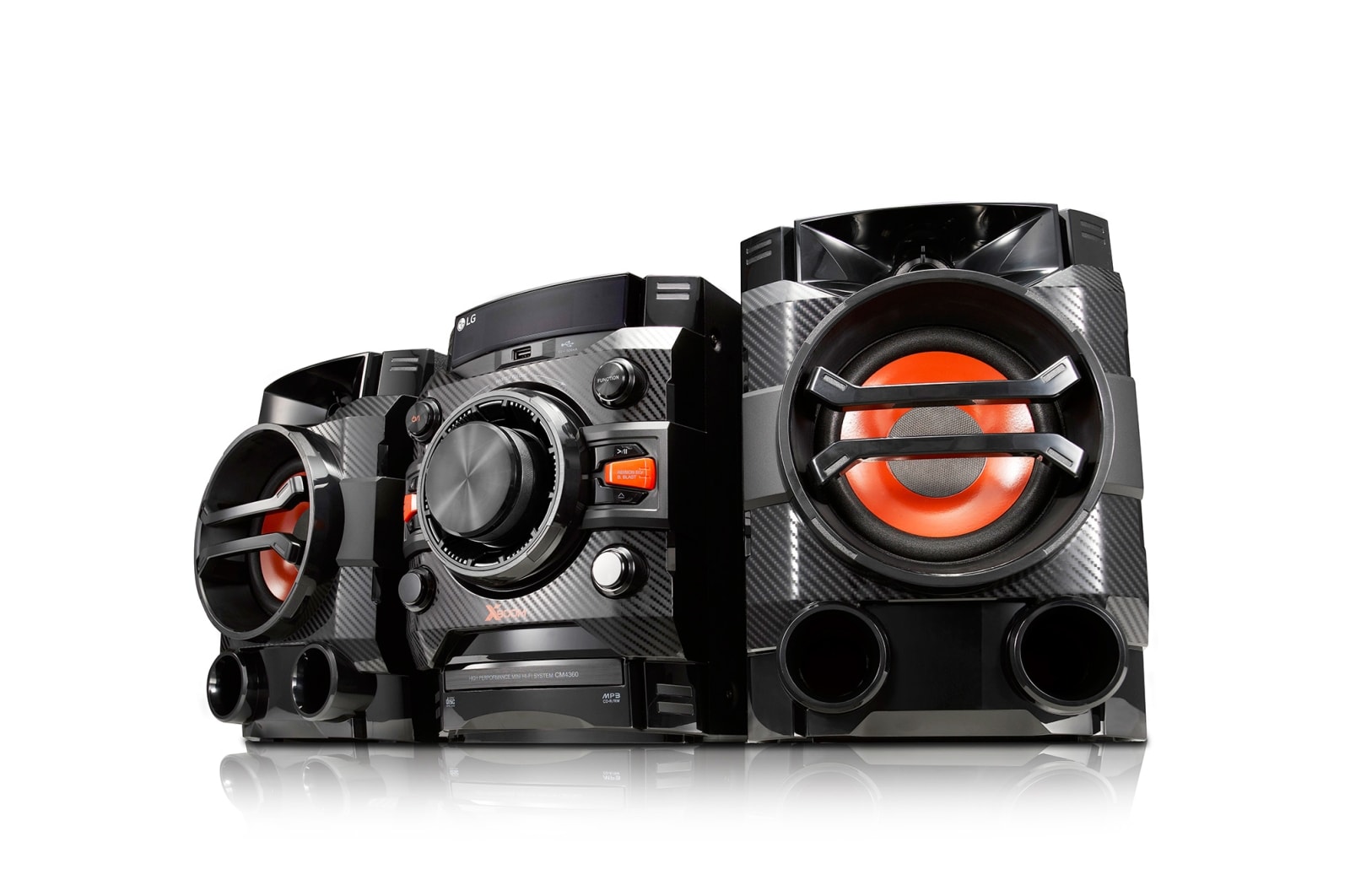 LG MINI CHAÎNE | 230W | Bluetooth / USB Direct recording, LG CM4360