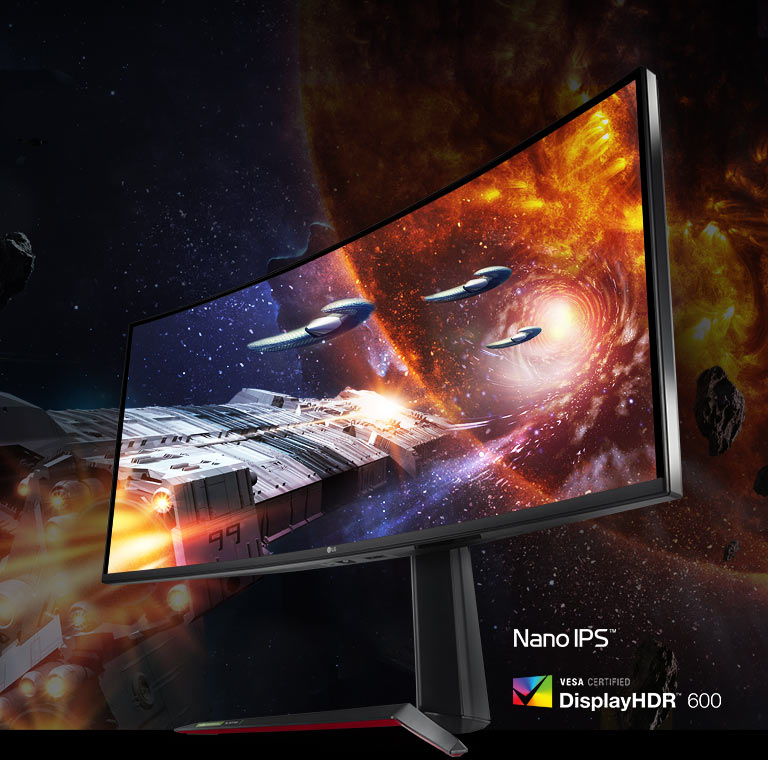 Monitor Gamer LG 34 4K (3840x1440p) 5ms -120Hz HDMI / DP/ G-Sync / NANO  IPS / 34GK950G-B