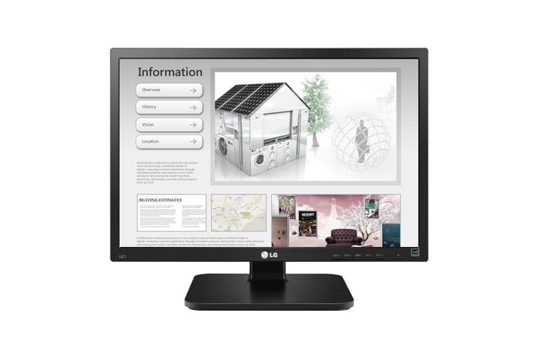 LG Moniteur 22 pouces 16/10 LED Pivot Multimedia, LG 22MB65PM