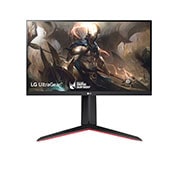 Vue avant de 23.8'' (60.4 cm) | Moniteur gaming IPS 16/9ème | Résolution FHD 1920 x 1080 LG 24GN650-B