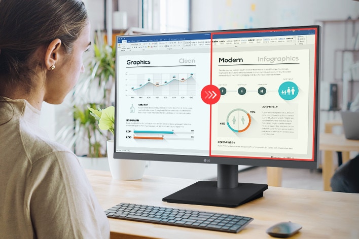 Image de comparaison du côté droit avec le mode Lecture appliqué et le côté gauche sans le mode Lecture appliqué.