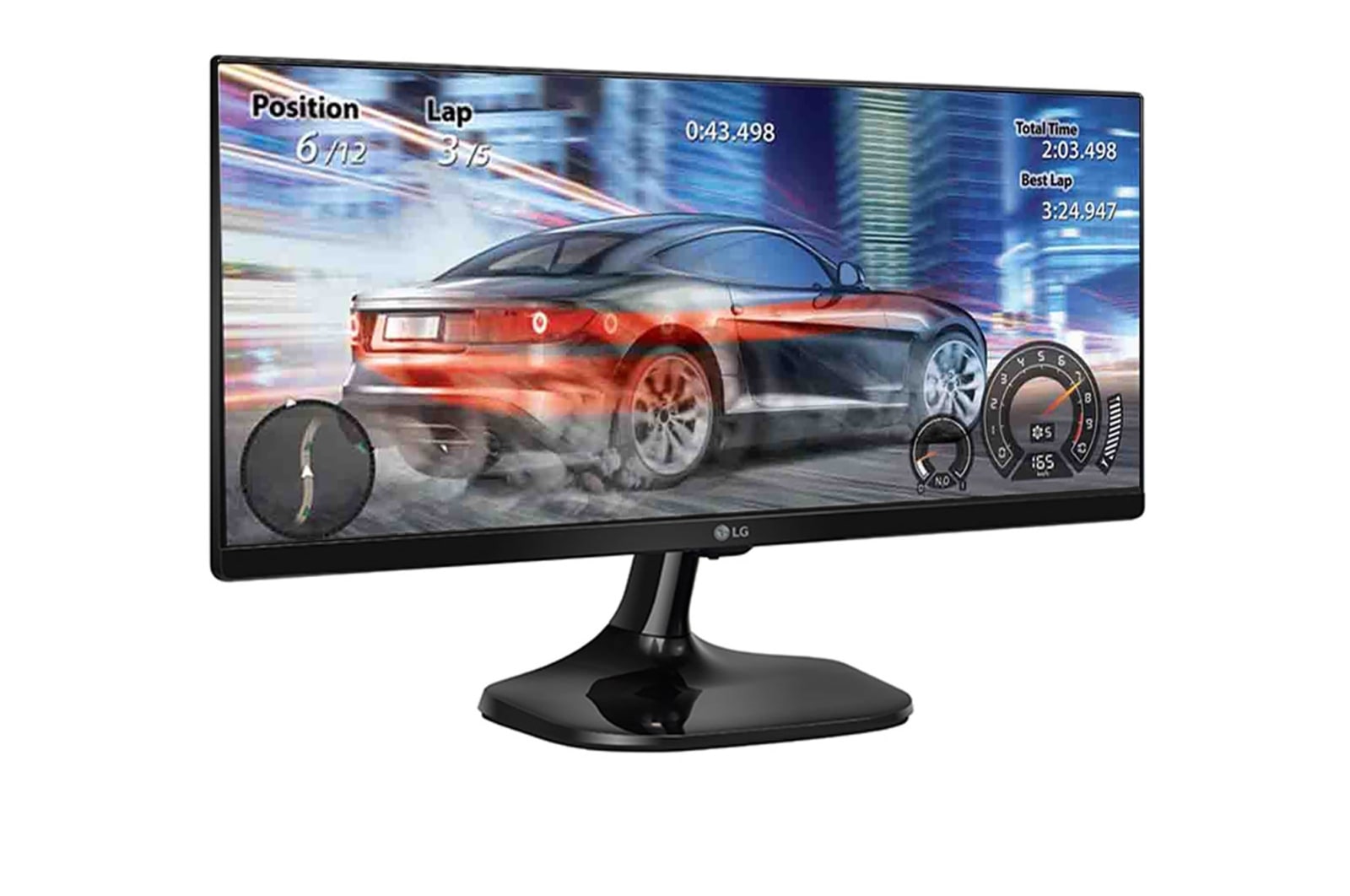 LG 25’’ (63cm) | Moniteur LED IPS | Résolution 2560 x 1080 | Tps de réponse : 5ms | HDMI (2) | Fonctionnalités Gaming complètes, LG 25UM58