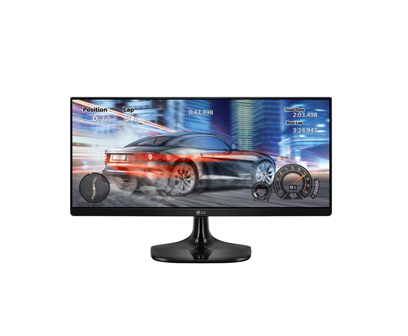 LG 25’’ (63cm) | Moniteur LED IPS | Résolution 2560 x 1080 | Tps de réponse : 5ms | HDMI (2) | Fonctionnalités Gaming complètes, LG 25UM58