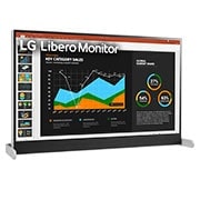 LG 27" (68.5 cm) | Écran IPS format 16:9e | Résolution QHD 2560 x 1440 | HDMI, USB-C (65W) | Moniteur Libero avec Webcam FHD amovible, LG 27BQ70QC-S