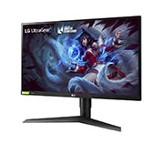 LG 27" (68 cm) | Résolution 1920 × 1080 | Tps réponse 1ms |HDMI, Display Port, LG 27GL63T-B