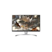 LG 27" (68 cm) | Moniteur LED IPS 16/9ème | Résolution 4K 3840x2160@60Hz, LG 27UK650-W