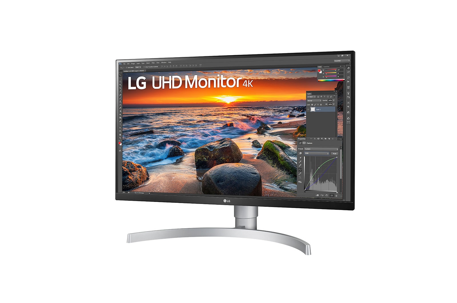 LG 27'' (68 cm) | Moniteur LED IPS 16/9ème | Résolution UHD 4K 3840 x 2160, LG 27UN83A-W