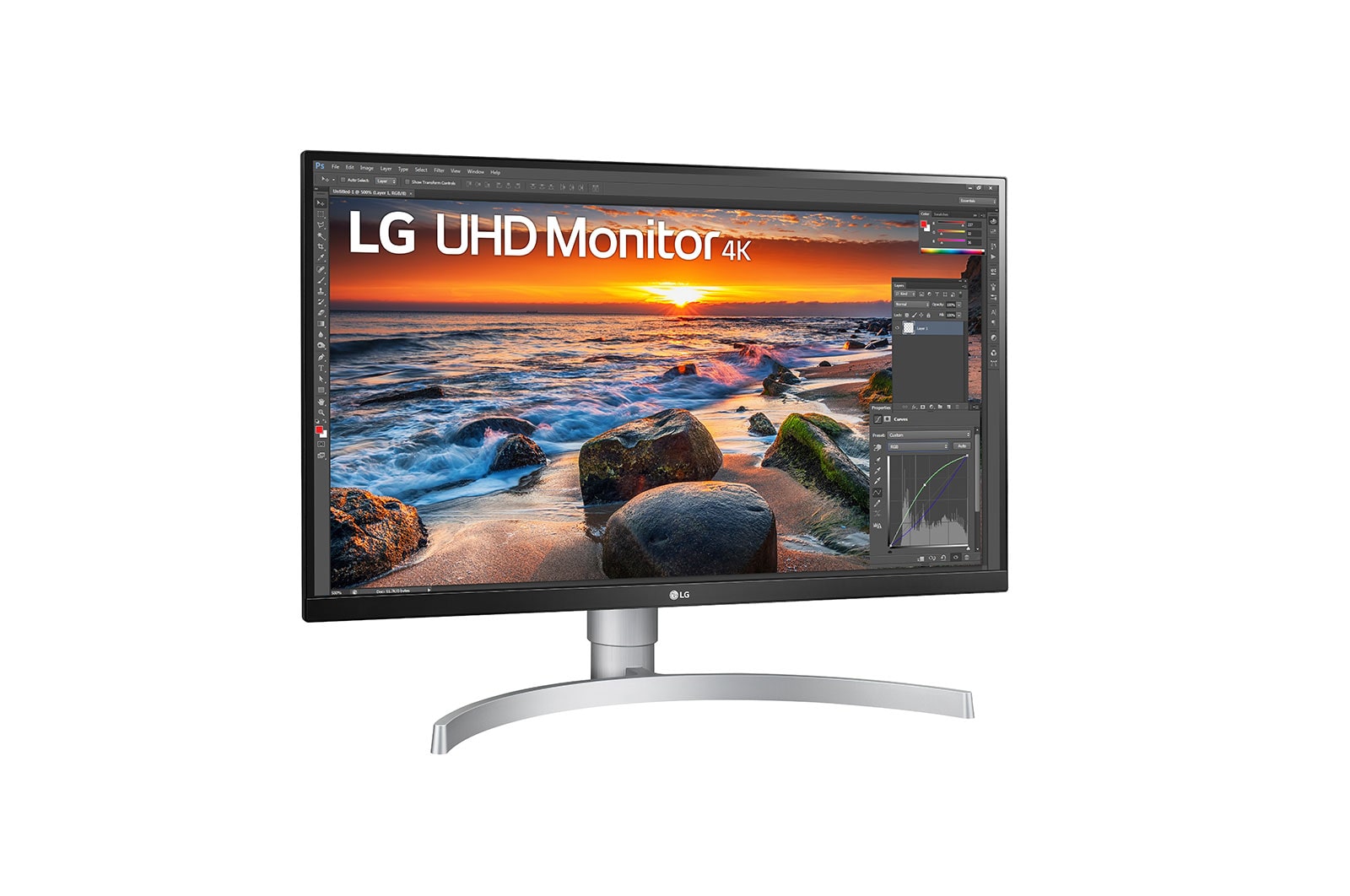 LG 27'' (68 cm) | Moniteur LED IPS 16/9ème | Résolution UHD 4K 3840 x 2160, LG 27UN83A-W