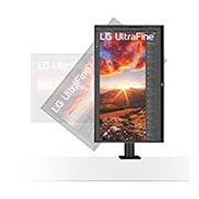 LG Moniteur 4K Ergo UltraFine™ 27" | IPS 16:9e | Résolution UHD 4K 3840 x 2160, LG 27UN880P-B