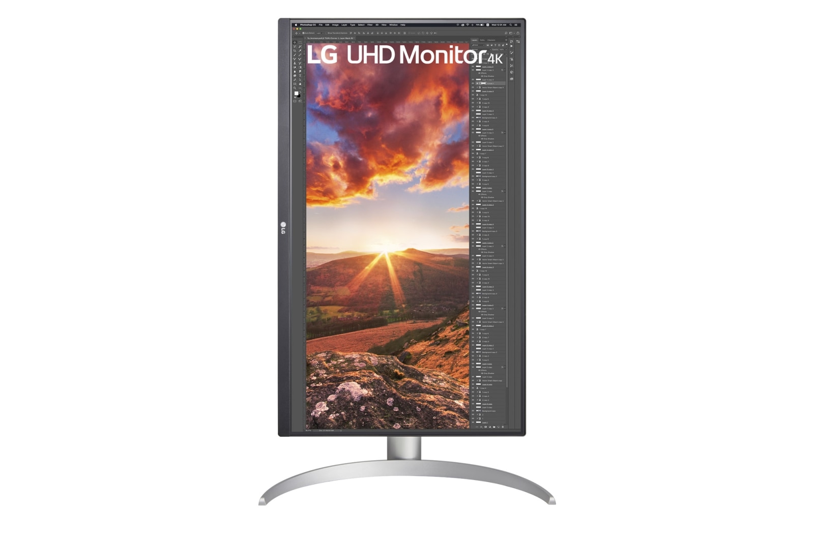 LG 27'' (68 cm) | Moniteur LED IPS | Résolution UHD 4K 3840x2160, LG 27UP85NP-W