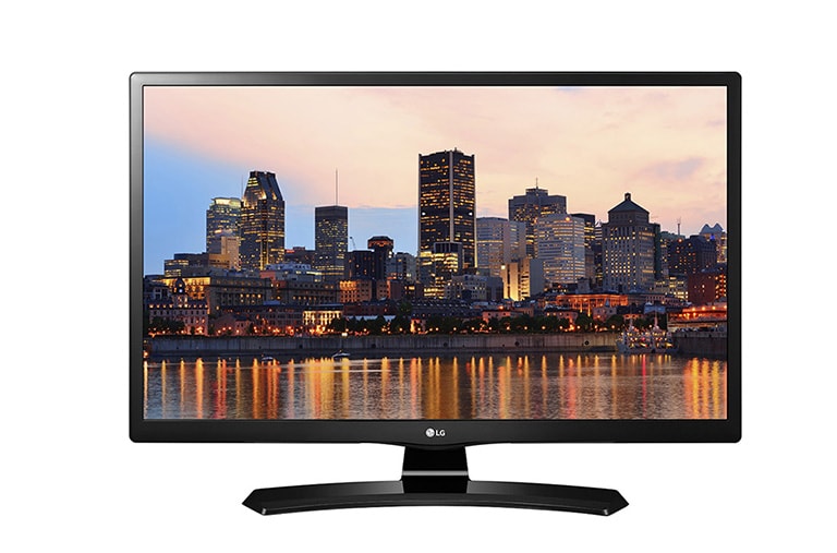 LG 28" (71 cm) | Moniteur LED | Résolution HDTV 1366x768 | HDMI, USB 2.0 | Haut-parleurs intégrés, LG 28MT41DF