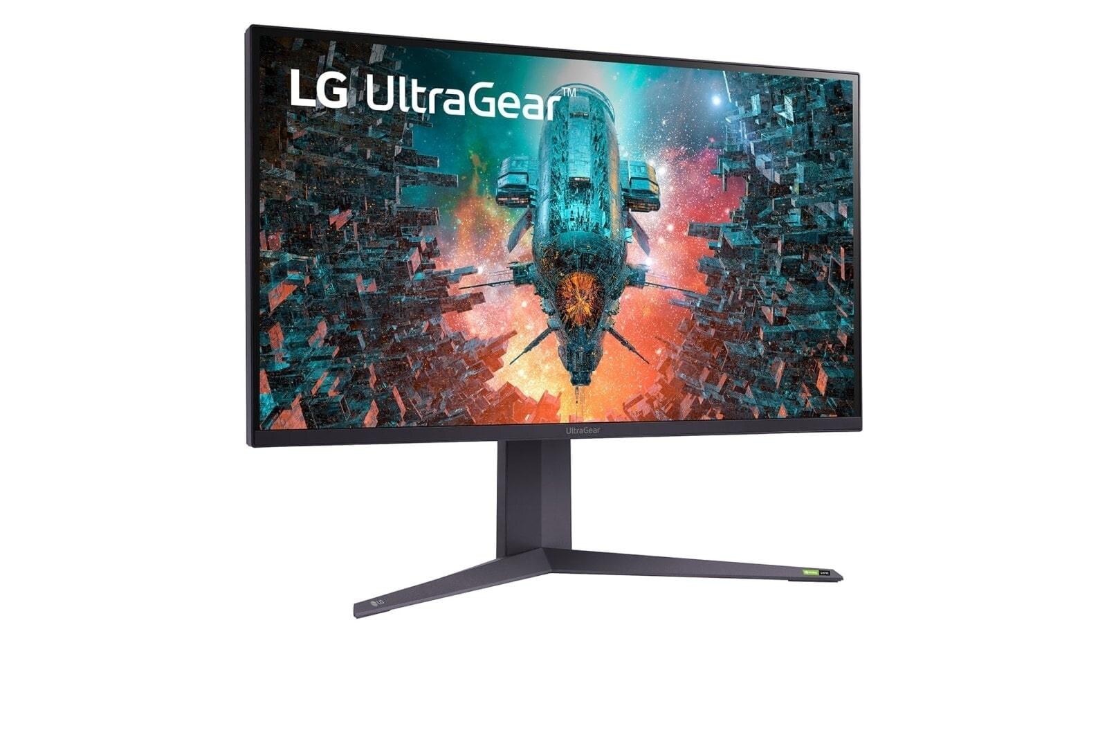 LG 31.5'' (80 cm) | Moniteur gaming Nano IPS avec ATW Polarizer 16/9ème | Résolution UHD 4K 3840 x 2160, LG 32GQ950-B