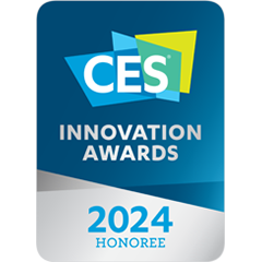 Logo du prix Innovation CES 2024.	