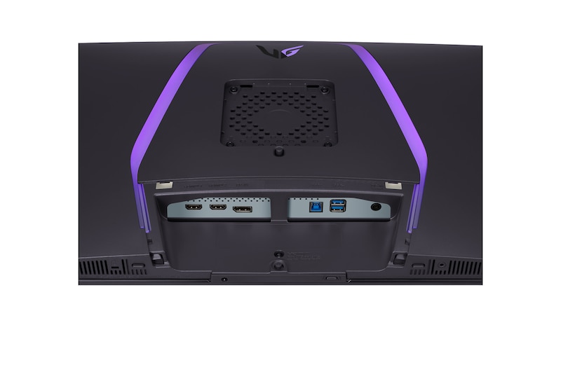 gros plan des ports avec voyants allumés