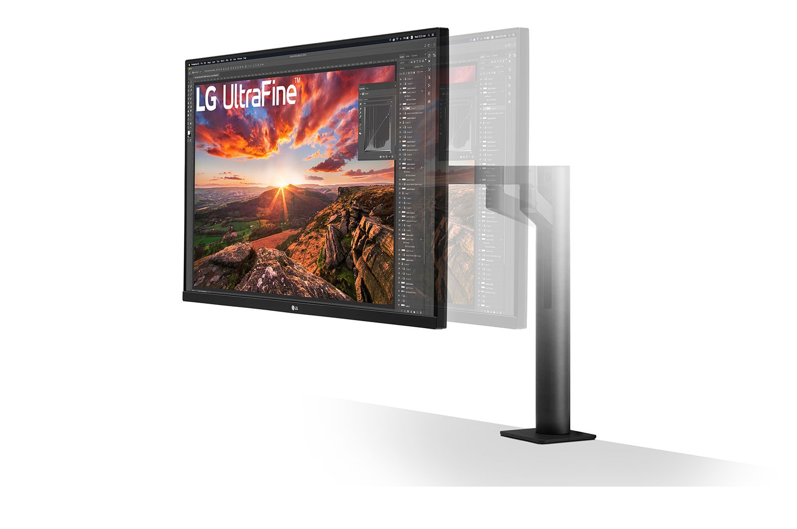 LG Moniteur 4K Ergo UltraFine™ 32'' | IPS 16:9e | Résolution UHD 4K 3840 x 2160, LG 32UN880P-B