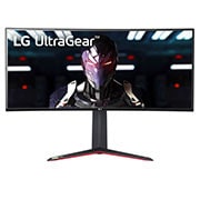 LG 34'' (86 cm) | UltraGear™ Moniteur incurvé LED 21/9ème | Résolution QHD 3440 x 1440 | 144Hz, LG 34GN850P-B