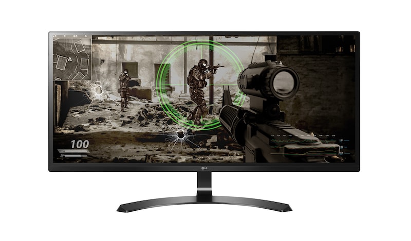 LG 34" (86 cm) | Moniteur LED IPS 21/9 | Résolution FHD : 2560x1080 | HDMI (2), LG 34UM59