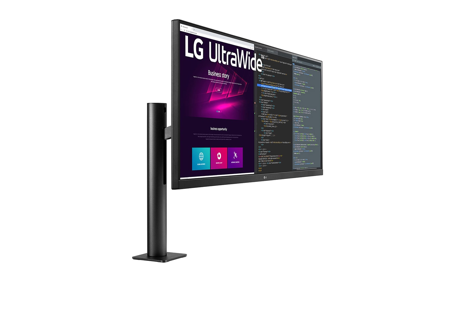 LG Moniteur large Ergo UltraWide™ 34" | IPS 21:9e | Résolution QHD 3440 x 1440, LG 34WN780-B