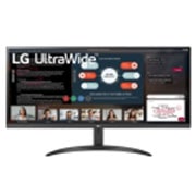 LG 34'' (86 cm) | UltraWide™ Moniteur LED IPS 21/9ème | Résolution UW-FHD 2560x1080, LG 34WP500-B