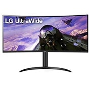 LG 34'' (86 cm) | UltraWide™ Moniteur LED VA Incurvé 21/9ème | Résolution UW-QHD 3440x1440, LG 34WP65C-B