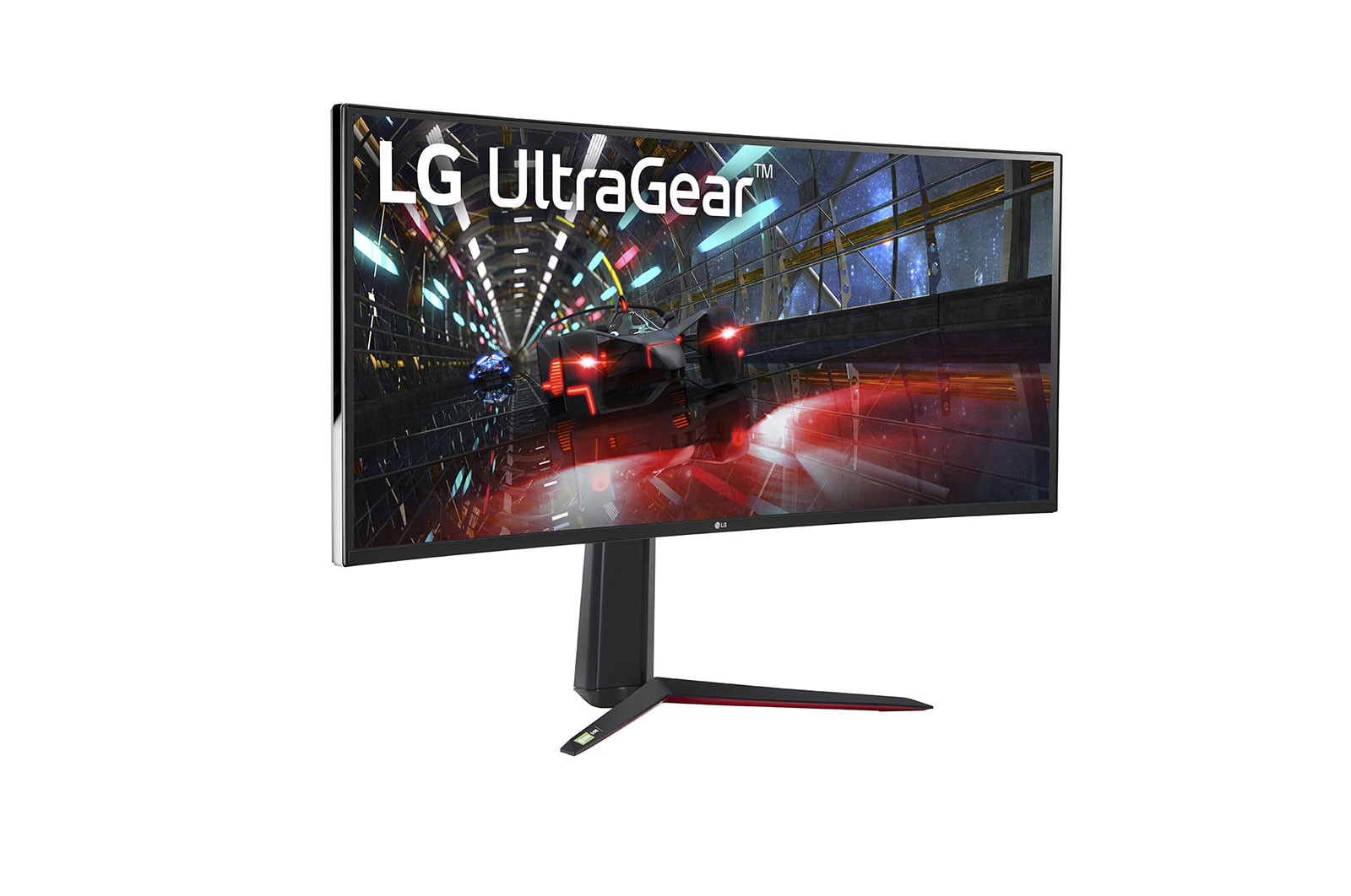 LG 38'' (95 cm) | Moniteur incurvé LED Nano IPS 21/9ème | Résolution UWQHD+ 3840x1600, LG 38GN950P-B