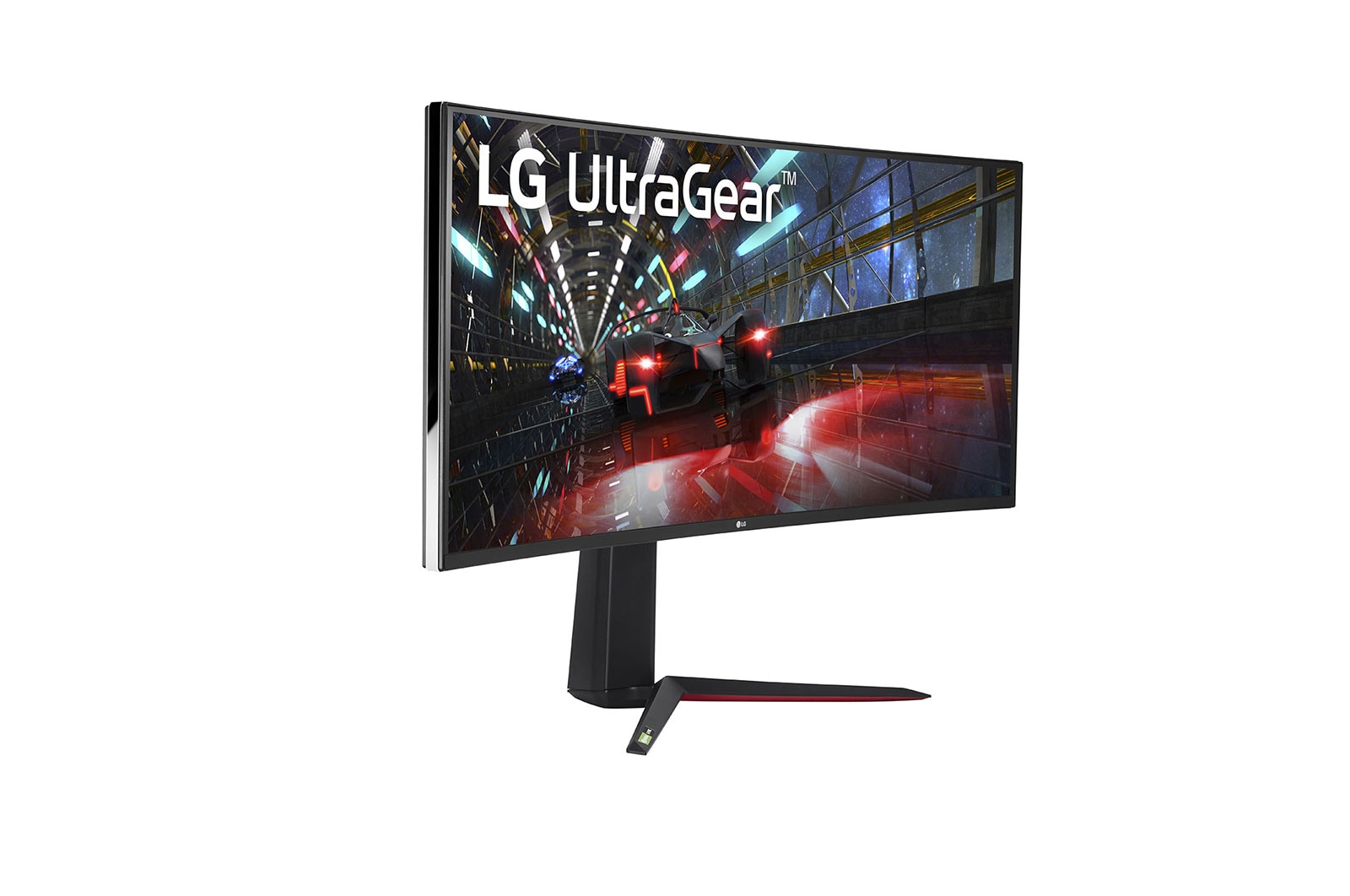 LG 38'' (95 cm) | Moniteur incurvé LED Nano IPS 21/9ème | Résolution UWQHD+ 3840x1600, LG 38GN950P-B