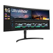 LG 38'' (96 cm) | Moniteur LED IPS incurvé 21/9ème | Résolution QHD+ 3840 x 1600, LG 38WN75C-B