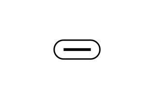 Pictogramme USB Type-C.