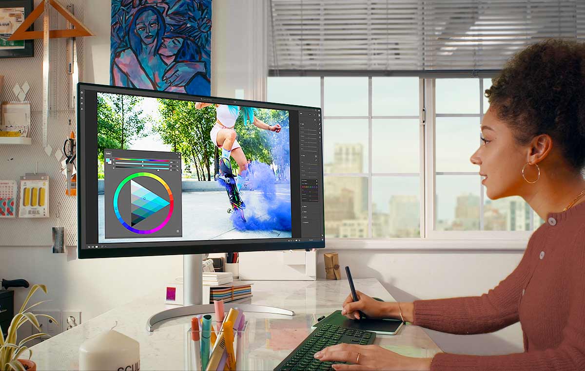 Scène d’un photographe avec 32UQ850