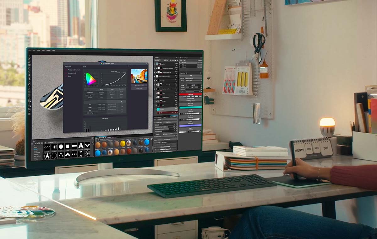 Scène d’un créateur avec 32UQ850