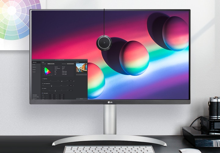 Optimisez les performances des couleurs en utilisant l’étalonnage matériel via le studio d’étalonnage LG.