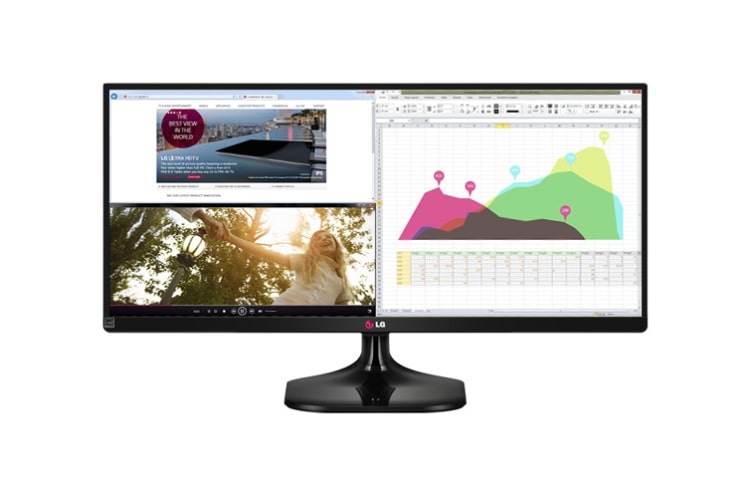 LG 29" (73cm) | Moniteur LED IPS 21/9 |Résolution 2560x1080 | tps réponse 5ms | HDMI, Display port | Design Cinema Screen, LG 29UM55