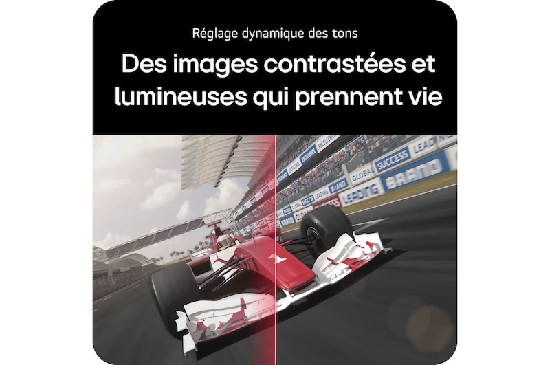 Des images contrastées et Réglage dynamique des tons lumineuses qui prennent vie