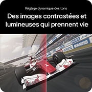 Des images contrastées et Réglage dynamique des tons lumineuses qui prennent vie